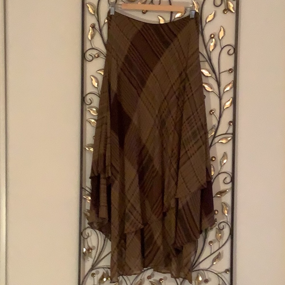 Ralph Lauren Crinkled Handkerchief Skirt